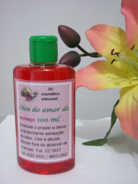 óleo do amor de morango 100 ml