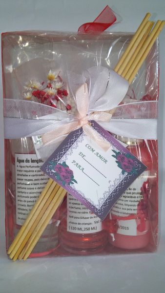 KIT AROMATIZADOR ROSAS VERMELHAS